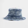 Cappello a secchiello in denim per bambini