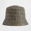 Cappello a secchiello in paglia