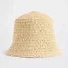 Cappello a secchiello in paglia