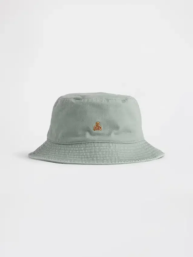 Cappello a secchiello in twill per bambini con Brannan Bear