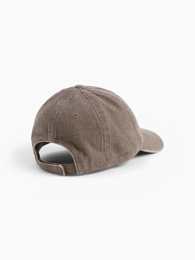 Cappello da baseball in denim con fiocco per bambini