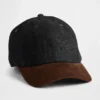 Cappello da baseball in denim e velluto a coste