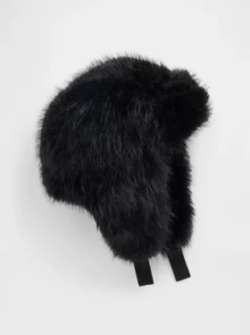 Cappello da cacciatore in pelliccia sintetica per bambini