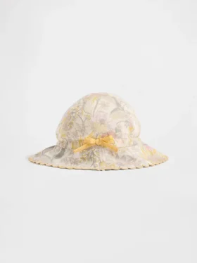 Cappello da sole floreale per neonati