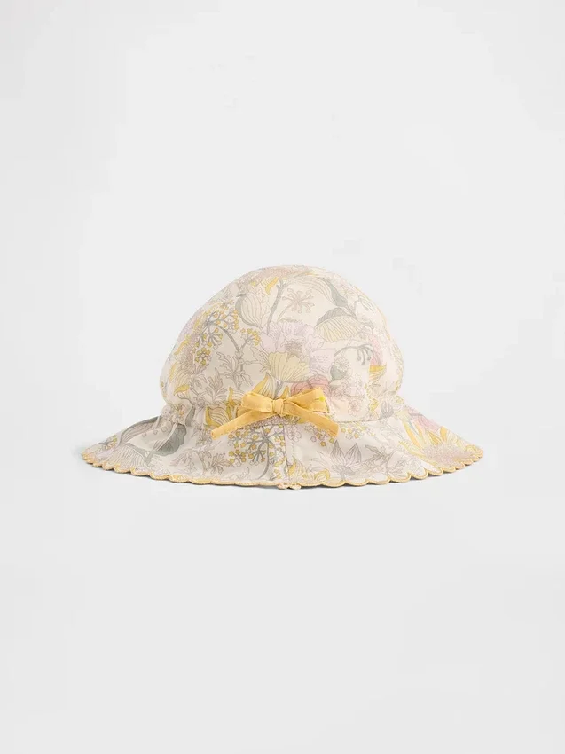 Cappello da sole floreale per neonati