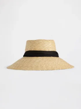 Cappello di paglia a tesa larga
