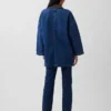 Cappotto da auto oversize in denim