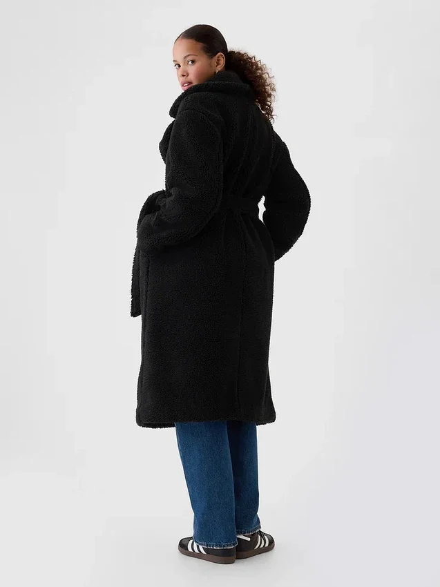Cappotto in sherpa