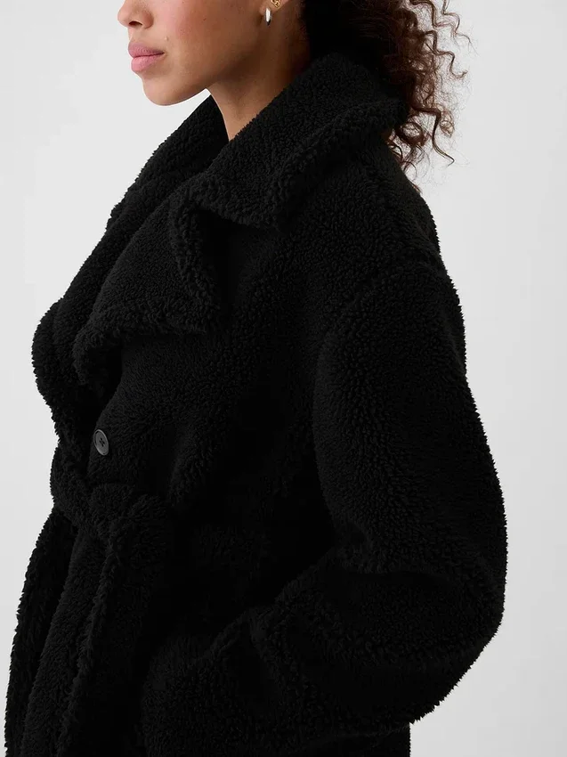 Cappotto in sherpa