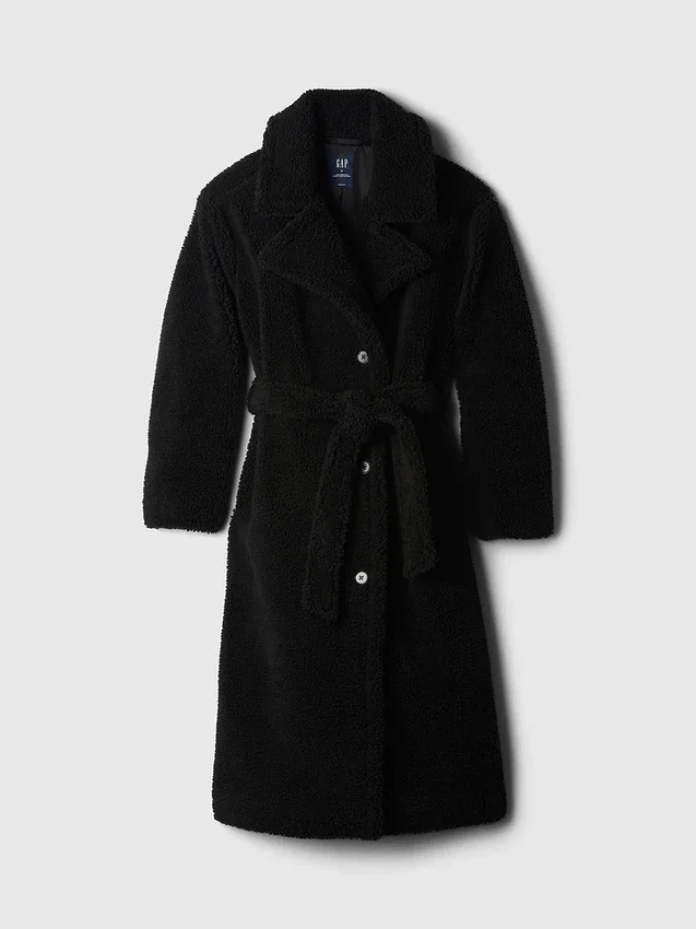 Cappotto in sherpa