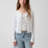 Cardigan a coste pointelle per bambini