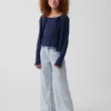 Cardigan a coste pointelle per bambini