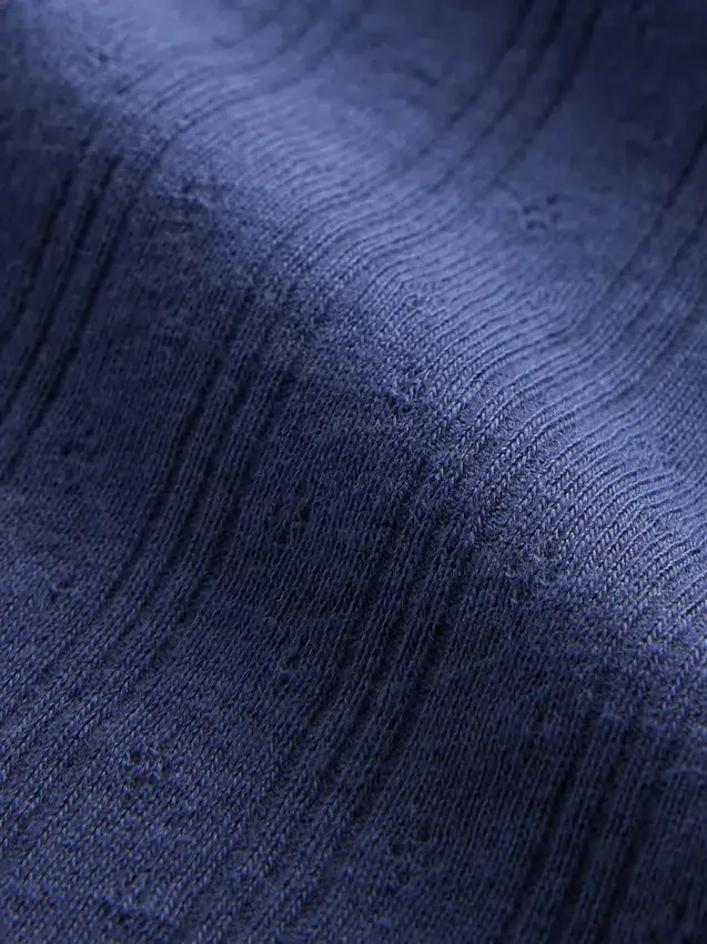 Cardigan a coste pointelle per bambini