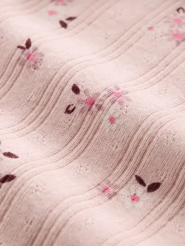 Cardigan a coste pointelle per bambini