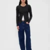 Cardigan a maglia pointelle