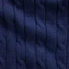 Cardigan con zip in maglia a trecce 100% cotone