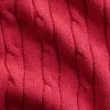 Cardigan con zip in maglia a trecce 100% cotone
