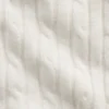 Cardigan corto con zip a maglia intrecciata CashSoft