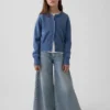 Cardigan corto dal taglio morbido per bambini