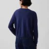 Cardigan corto dalla vestibilità comoda in 100% cotone