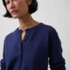Cardigan corto dalla vestibilità comoda in 100% cotone