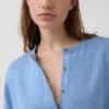 Cardigan corto dalla vestibilità comoda in 100% cotone
