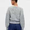 Cardigan corto in misto cotone