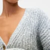 Cardigan corto in misto cotone