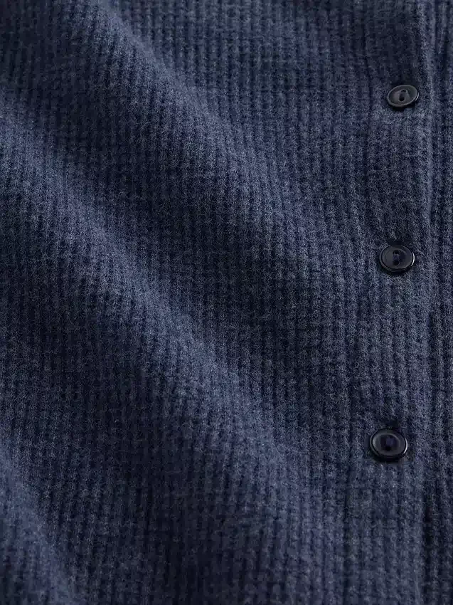 Cardigan da pigiama a trama a nido d'ape