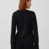 Cardigan dal taglio morbido con scollo a V in misto cotone
