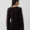 Cardigan dal taglio morbido con scollo a V in misto cotone