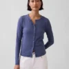 Cardigan moderno a girocollo