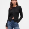 Cardigan moderno a girocollo