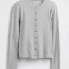 Cardigan moderno a girocollo
