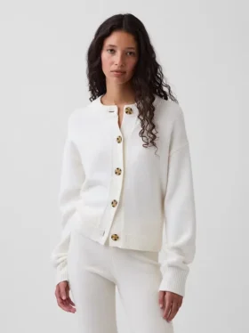 Cardigan oversize a maglia grossa CashSoft