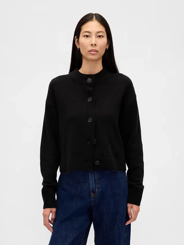 Cardigan oversize a maglia grossa CashSoft