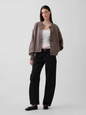 Cardigan oversize a maglia grossa CashSoft