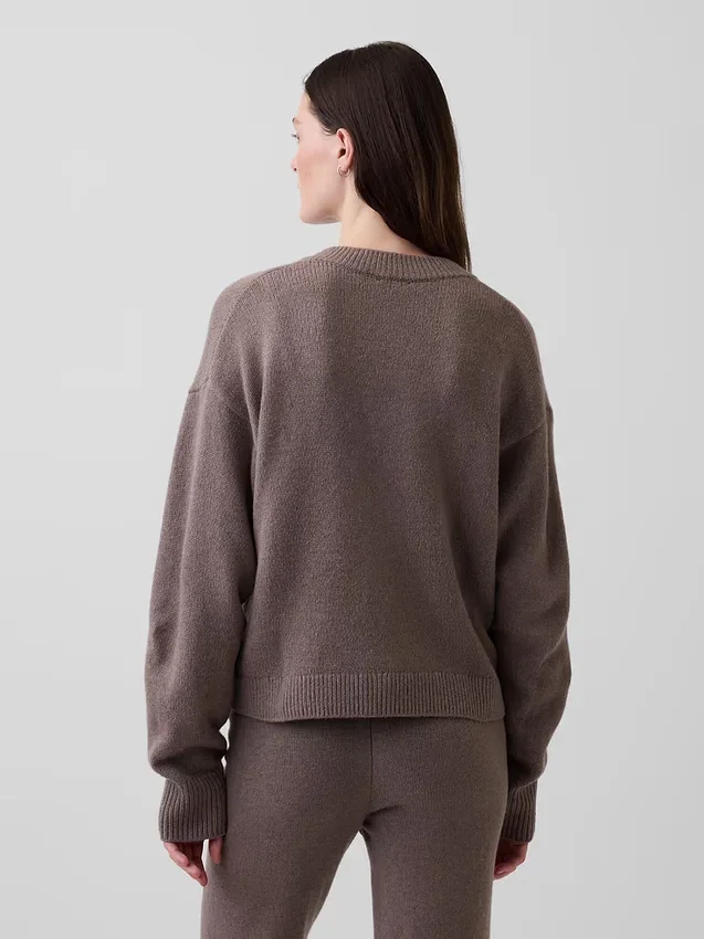 Cardigan oversize a maglia grossa CashSoft