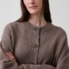 Cardigan oversize a maglia grossa CashSoft