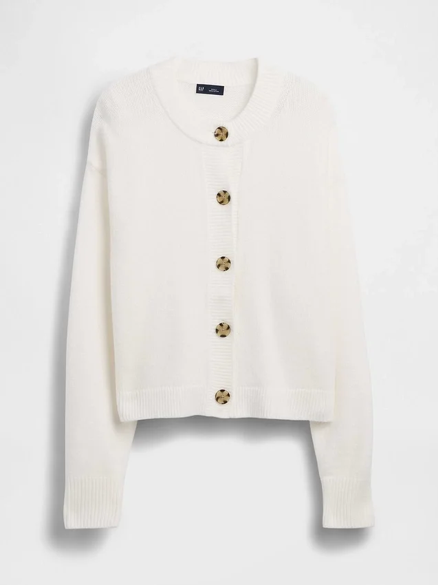Cardigan oversize a maglia grossa CashSoft