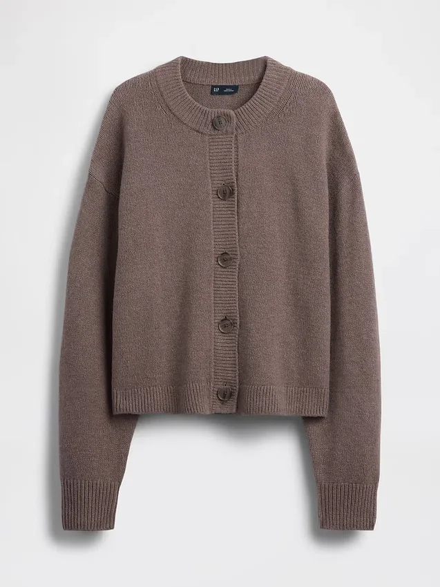 Cardigan oversize a maglia grossa CashSoft