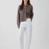 Cardigan oversize CashSoft a maglia shaker