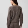Cardigan oversize CashSoft a maglia shaker