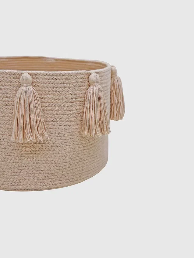 Cesto Lorena Canals New Tassels Rosa