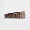 Cintura per bambini con stampa leopardo