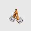 Ciondoli a forma di gatto Pierced Co per orecchini Huggie