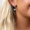 Ciondoli a forma di gatto Pierced Co per orecchini Huggie