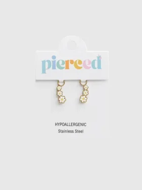 Ciondolo margherita di Pierced Co per orecchini Huggie