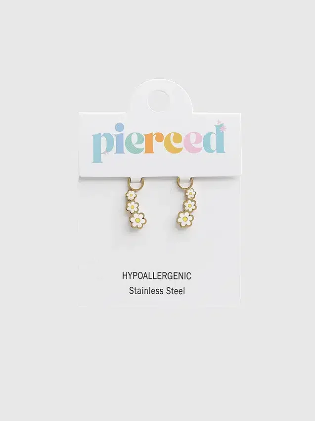 Ciondolo margherita di Pierced Co per orecchini Huggie