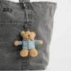 Ciondolo per borsa a forma di giacca di jeans Brannan Bear